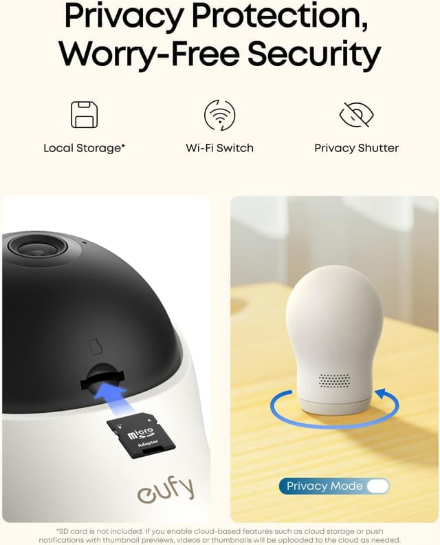 Thumbnail 6 de eufy Baby Monitor C10 2K camera with 12 h battery