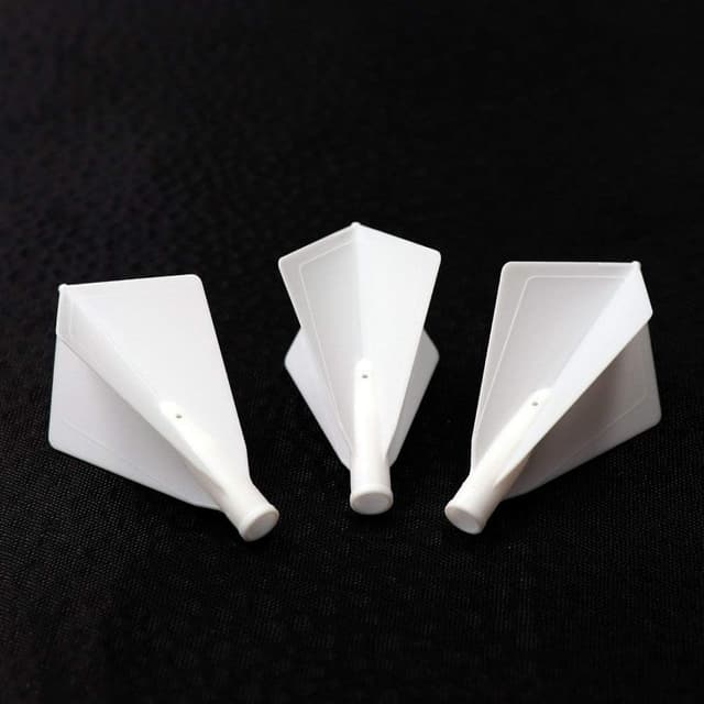 Detalle de CUESOUL TERO AK4 Dart Flights Standard Slim (ensemble de 3) – forme diamant, micro-ligne de renfort