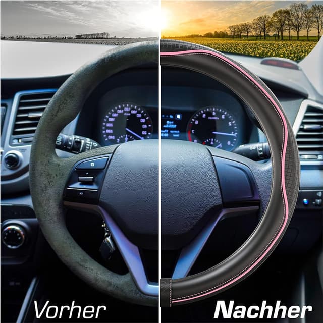 Thumbnail 5 de Upgrade4cars Couvre Volant 37-38 cm