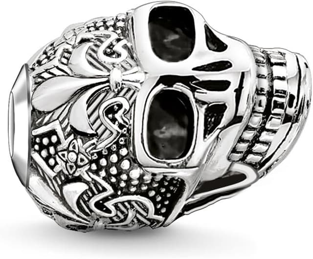 Detalle de Thomas Sabo Karma Bead Totenkopf aus 925er Sterlingsilber (K0239-637-12)