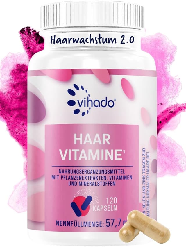 Detalle de Haar Vitamine 2.0 von Vihado mit Biotin