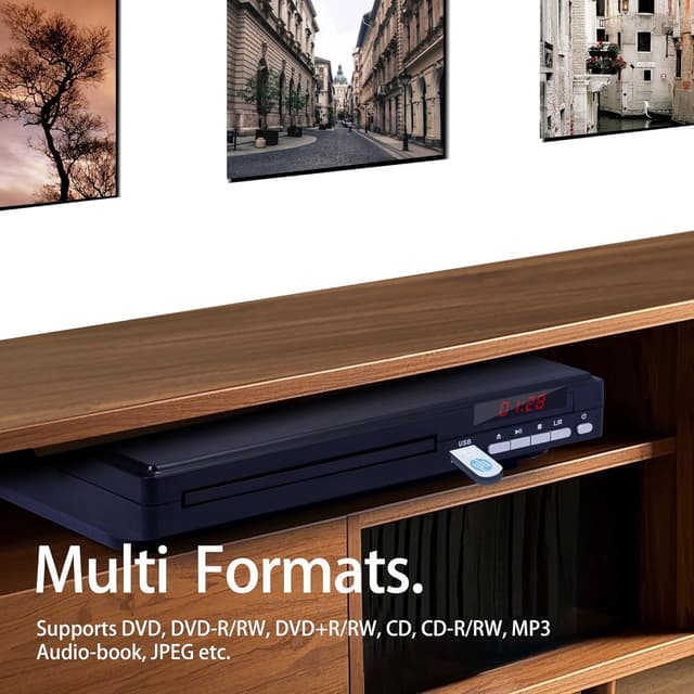 Thumbnail 5 de Compact 1080p All‑Region DVD Player with USB