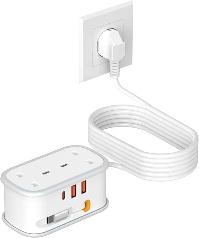 Detalle de BEVA UK to European Plug Adapter 1.5M cable 🔌