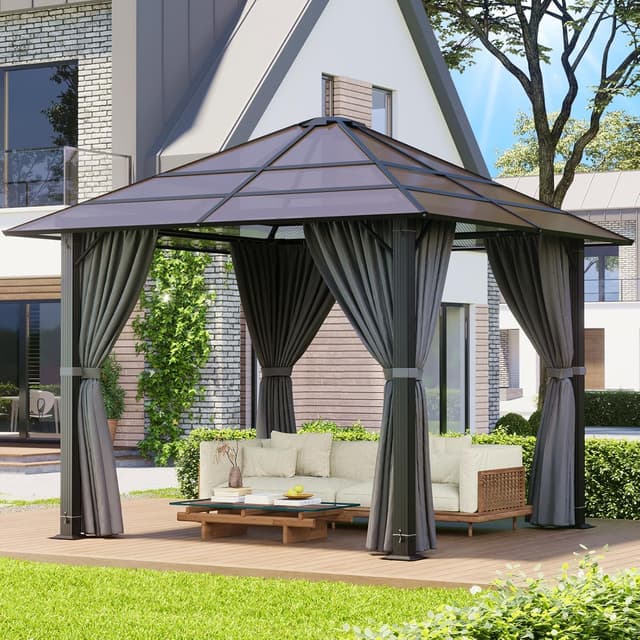 Imagen de JUMMICO Pavillon de Jardin 3x3m en Aluminium en OfertitasTOP