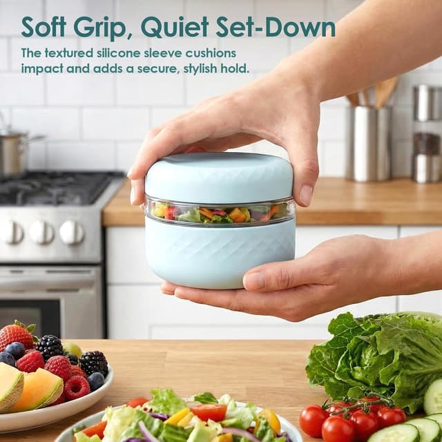 Detalle 2 de Cafezi 24 oz Glass Lunch Bowl Containers