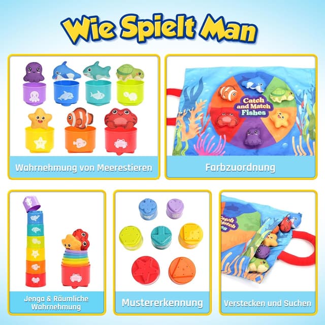 Thumbnail 5 de ZOOI Montessori 5 in 1 Motorikspielzeug