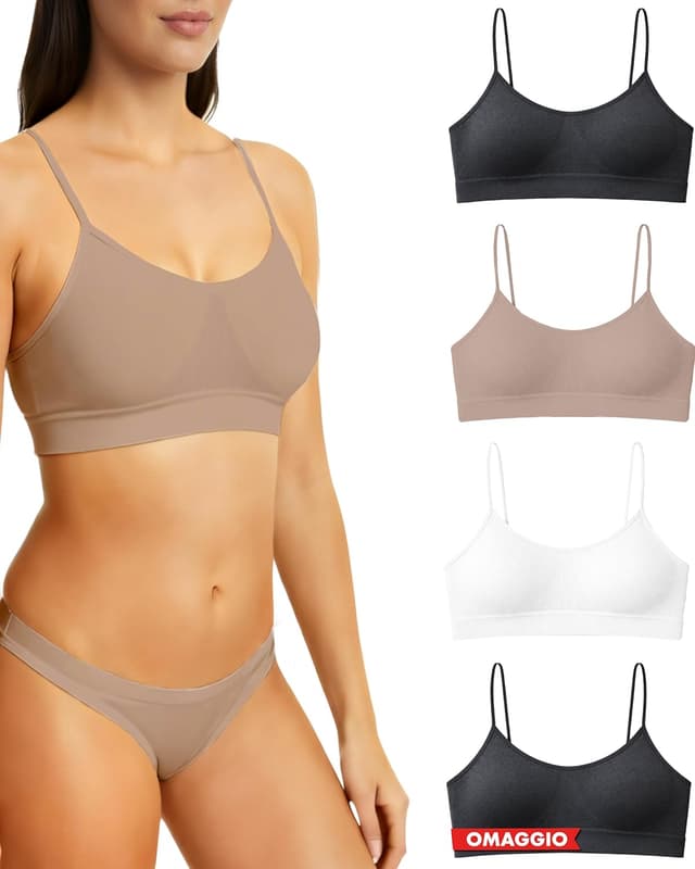 Detalle de Risalti Reggiseno Senza Ferretto 3 pz