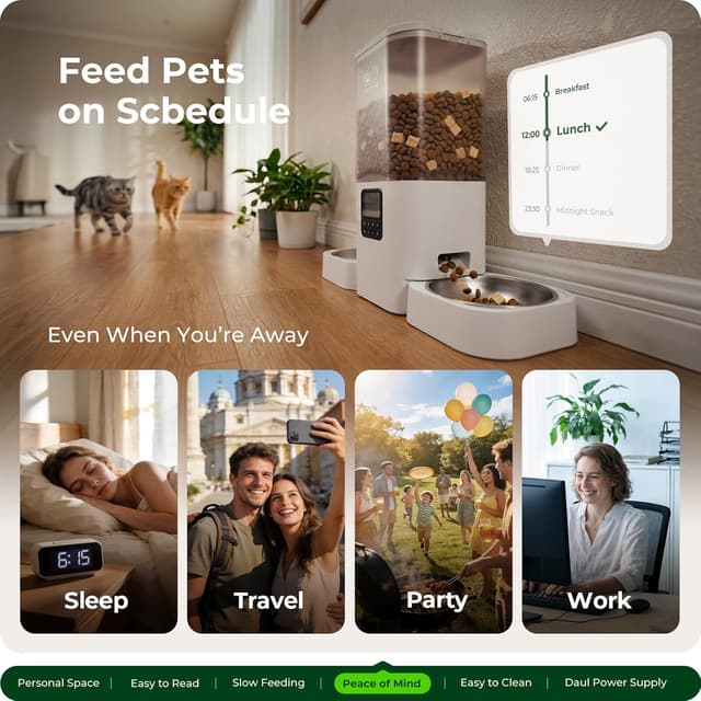 Thumbnail 4 de Frienhund Automatic Dual Cat Feeder