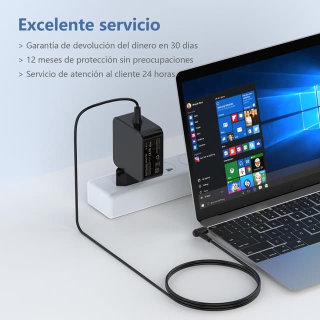Thumbnail 6 de Cargador 45W compatible con ASUS VivoBook 19V 2.37A