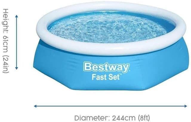 Thumbnail 3 de Bestway 57448 Piscina Fast Set 244x61 cm