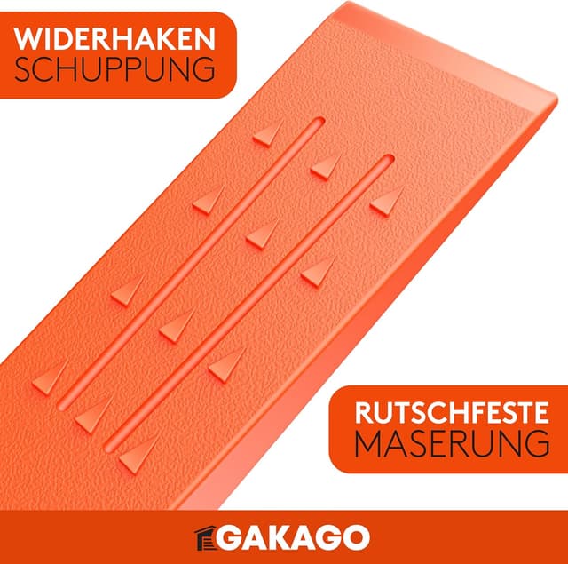 Detalle 2 de Gakago Fällkeil Set 5er Pack für sichere Spaltung
