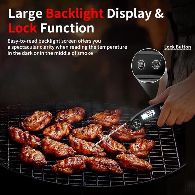 Thumbnail 2 de DOQAUS 3S Instant Read Thermometer 12cm probe 🌡