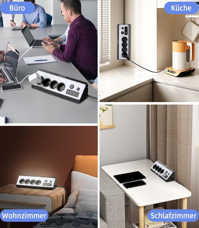 Thumbnail 6 de STARYAR Desktop Steckdosenleiste 3680 W