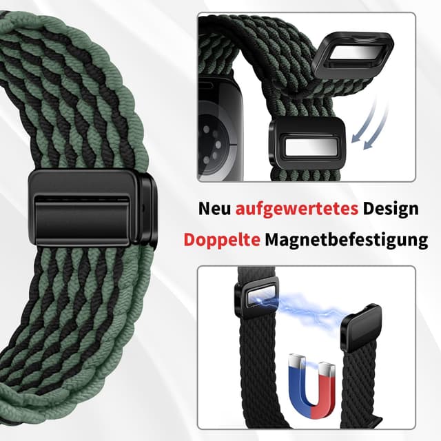 Detalle de Geflochtenes Armband für Apple Watch 38 mm