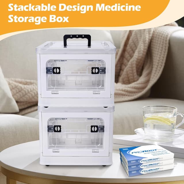 Thumbnail 5 de Gifhomfix 18QT Medicine Storage Box — Large Organizer