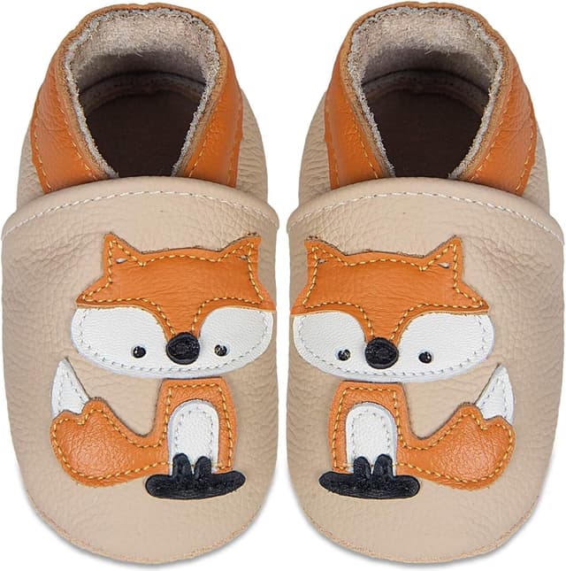 Detalle de HMIYA Weiche Leder Krabbelschuhe