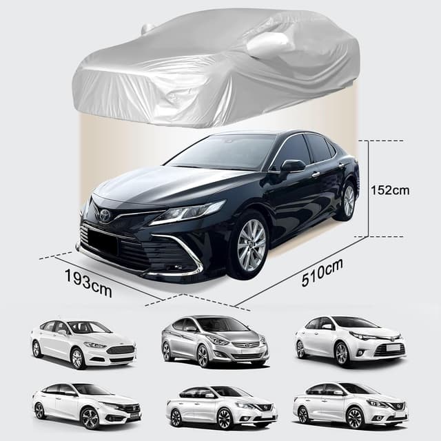 Detalle de totpuc Universal Car Cover (Weatherproof, Dust-Proof, Scratchproof & UVproof) – XL