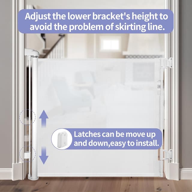 Thumbnail 3 de Lexixi ibao Retractable Baby Gate 33