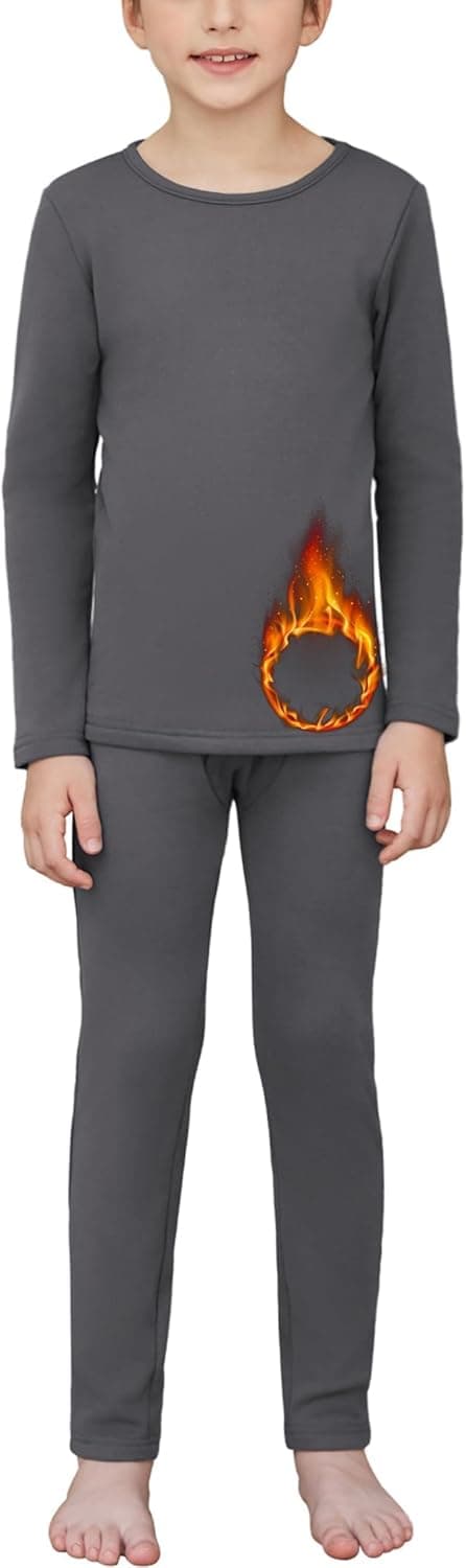 Detalle de Arshiner Intimo termico bambina/bambino in tessuto traspirante con bambù (pantaloni e maglia) 5-12 anni