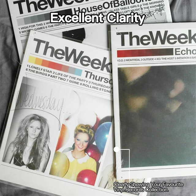 Thumbnail 5 de KMKOII 12 Zoll Schallplatten Hüllen 32,5×32,5 cm 📀