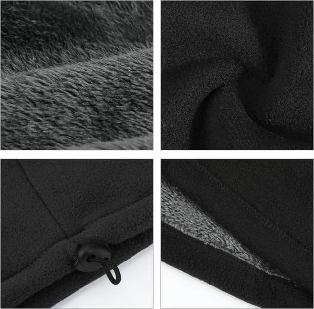 Thumbnail 3 de TAGVO Cache-Cou polaire universel avec doublure