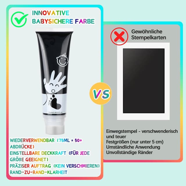 Detalle 2 de TOGOU2S Fußabdruck Farbe 75ml 🎨