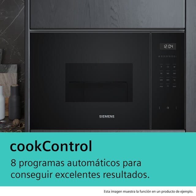 Detalle 2 de Microondas Siemens BE555LMB1 Integrable 25L con Grill 😊