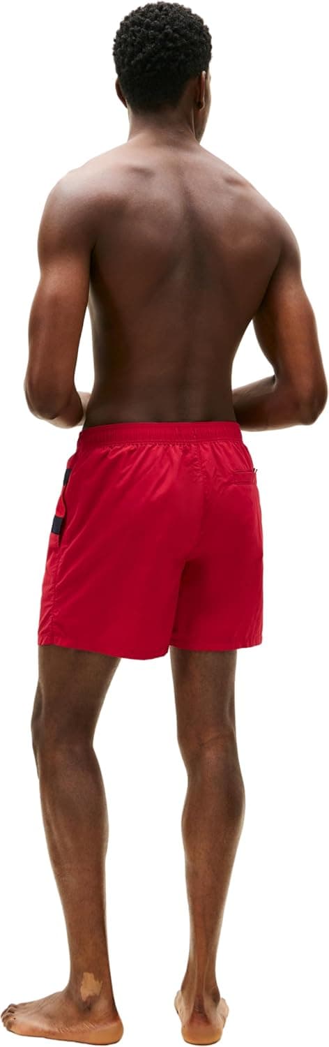 Detalle de Tommy Hilfiger Men’s Long Drawstring Swim Shorts