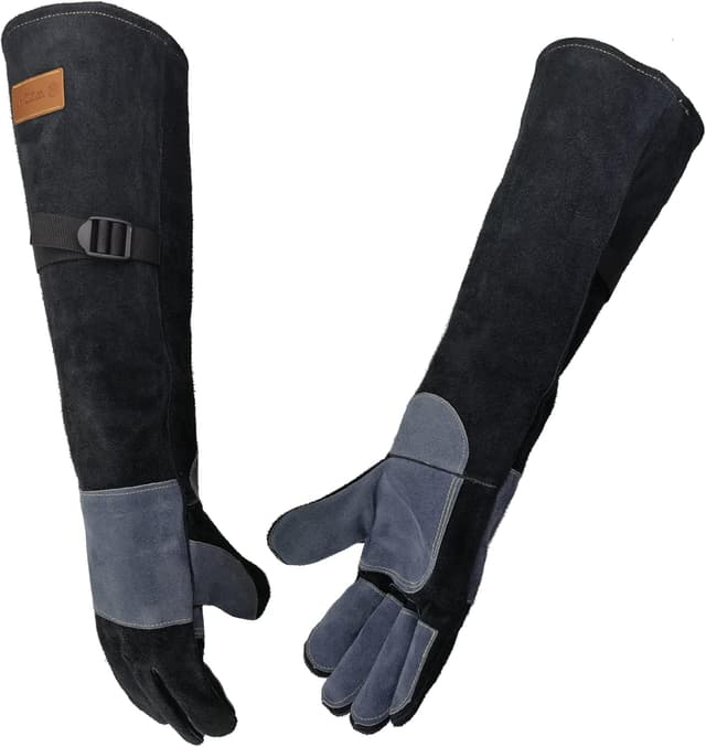 Imagen de WZQH 23.6-inch Leather Animal Handling Gloves en OfertitasTOP