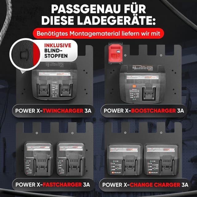 Detalle de Adlerfokus Einhell Akku Wandhalterung 18V