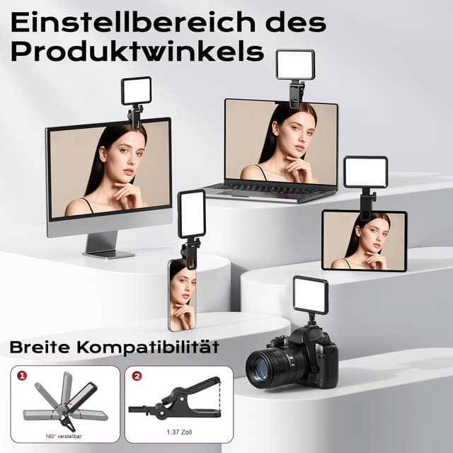 Thumbnail 6 de Wiederaufladbares Selfie-Licht 3000 mAh