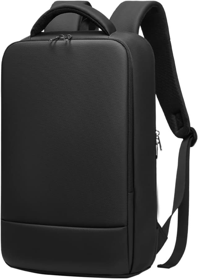Detalle de GYakeog Business-Rucksack für Herren mit Laptopfach bis 15,6 Zoll, wasserdicht – Schwarz