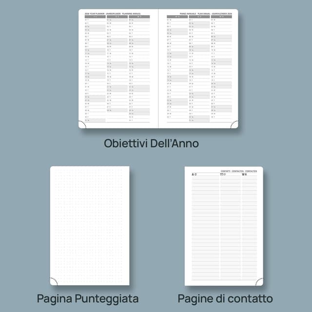 Detalle 1 de POPRUN Agenda 2026 giornaliera 21,5 x 14,5 cm