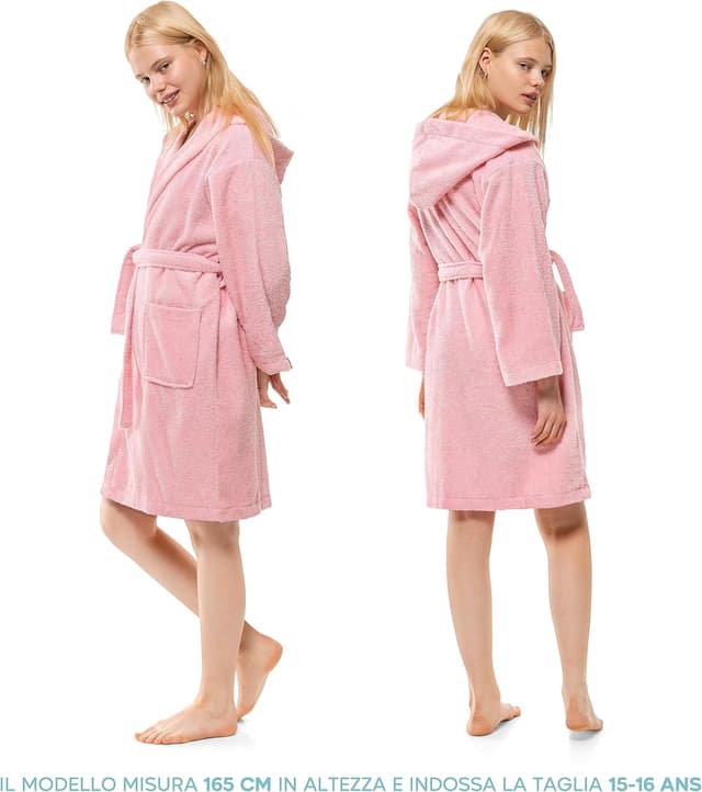 Thumbnail 2 de Twinzen accappatoio bambino adolescente cappuccio