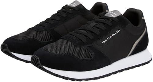 Detalle de Tommy Hilfiger Runner Sneaker calzado deportivo negro talla 40