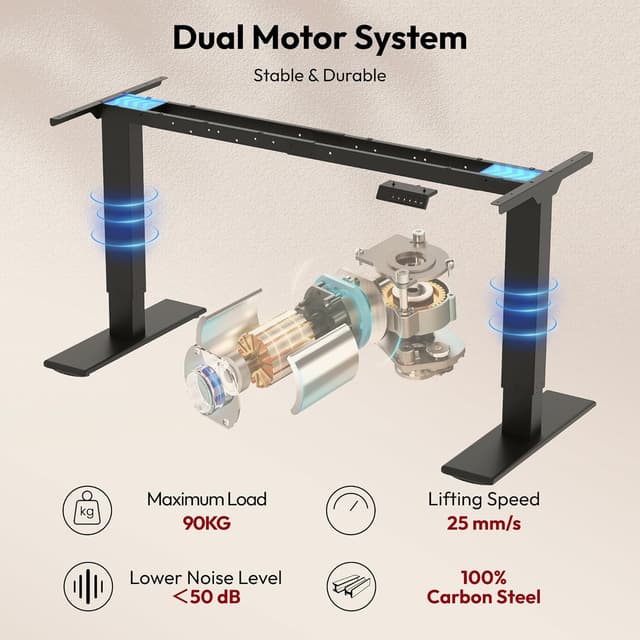 Thumbnail 4 de SANODESK Q1 Pro bureau assis-debout 180x80 cm