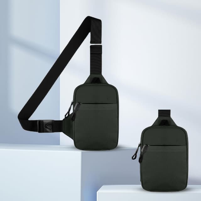 Detalle de flintronic Bolsa Pecho Hombre Pequeña Ligera