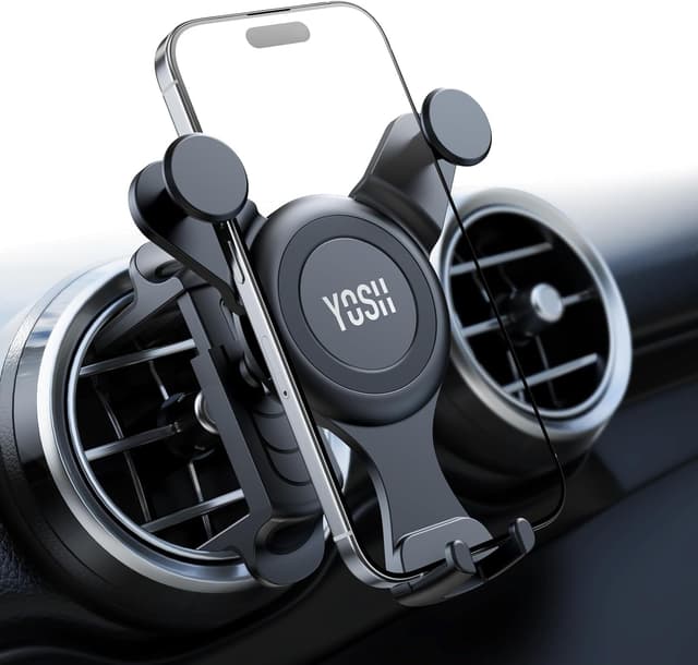 Detalle de YOSH Handyhalterung Mercedes für runde Lüftung