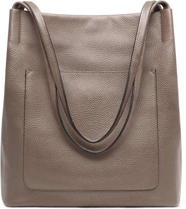 Thumbnail 6 de Kattee sac fourre-tout en cuir pour femme avec fermeture magnétique