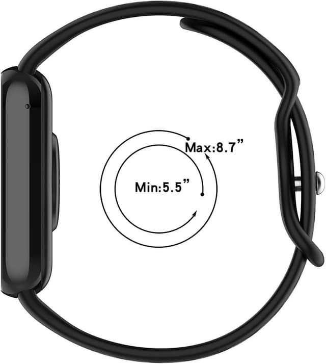Detalle de BYISYUE Breathable Watch Strap for Redmi Watch 4/5 and Xiaomi Smart Band 8 Pro/9 Pro