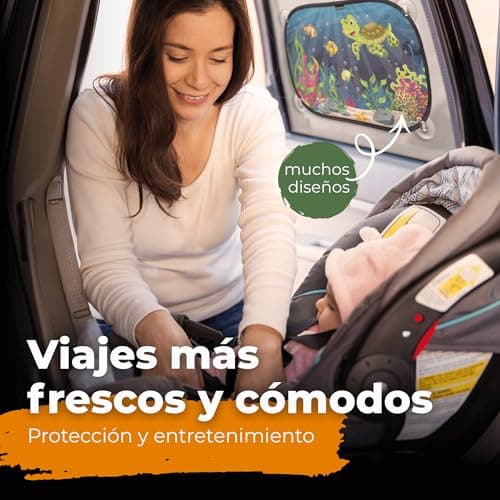 Detalle 1 de CARAMAZ Parasol coche UV 51x31 cm