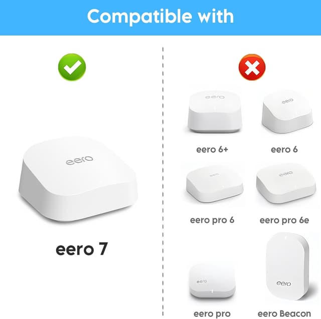 Detalle 2 de XLTTYWL kit montage mural eero 7 Wi-Fi 7