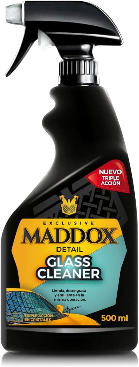 Detalle de Maddox Detail Glass Cleaner 500 ml : nettoyant vitres voiture triple action anti-moustiques
