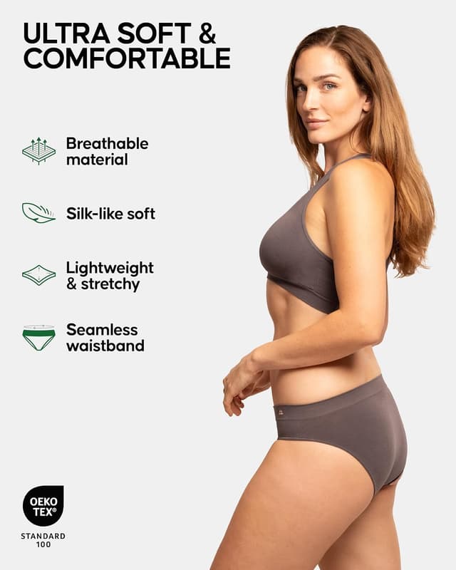 Detalle de DANISH ENDURANCE culottes bambou 3 lots