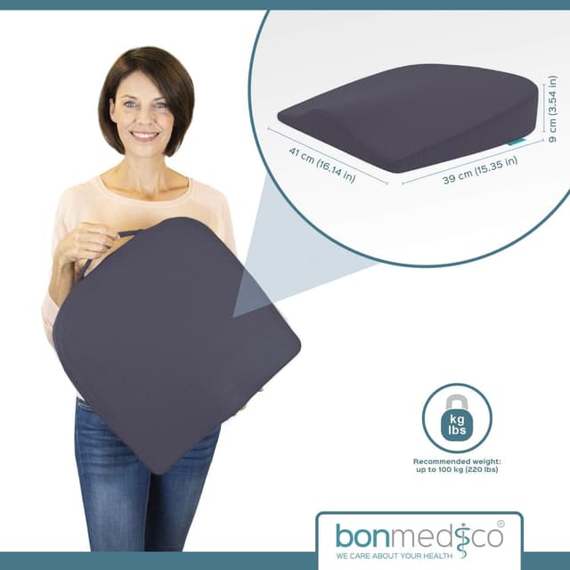 Thumbnail 5 de bonmedico Cuscino Antireflusso Memory Foam Grigio