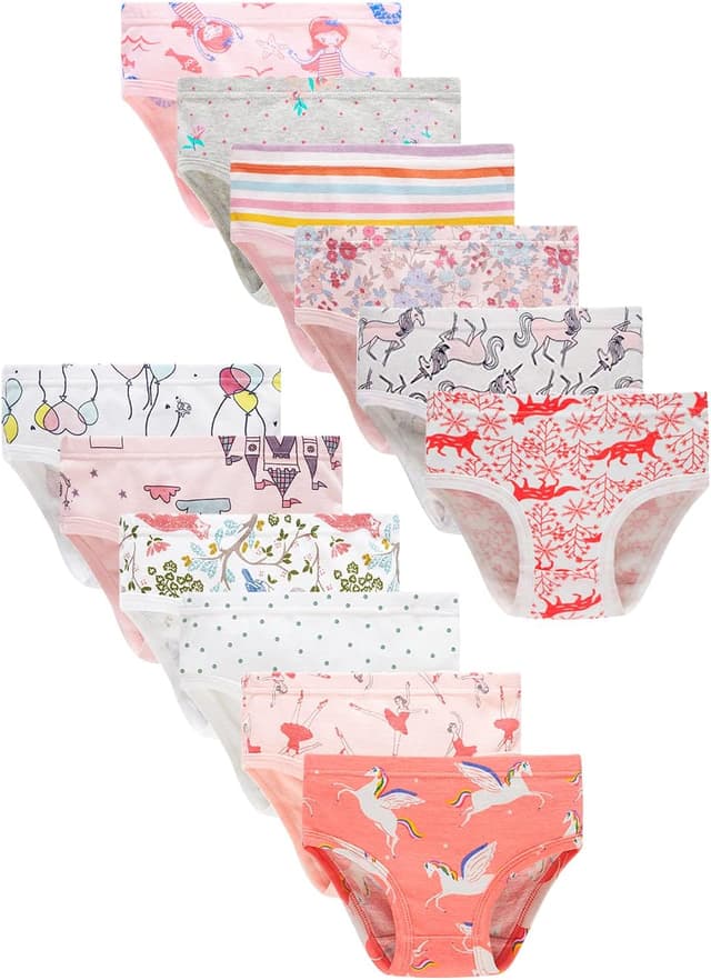Thumbnail 5 de Family Feeling Little Girl Underwear 6-Pack 100% Cotton