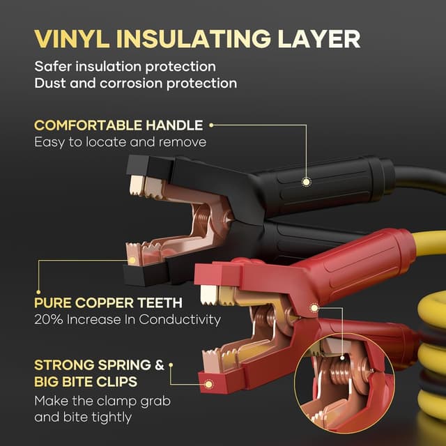 Detalle 2 de AutoChat Heavy Duty Jumper Cables 30 ft