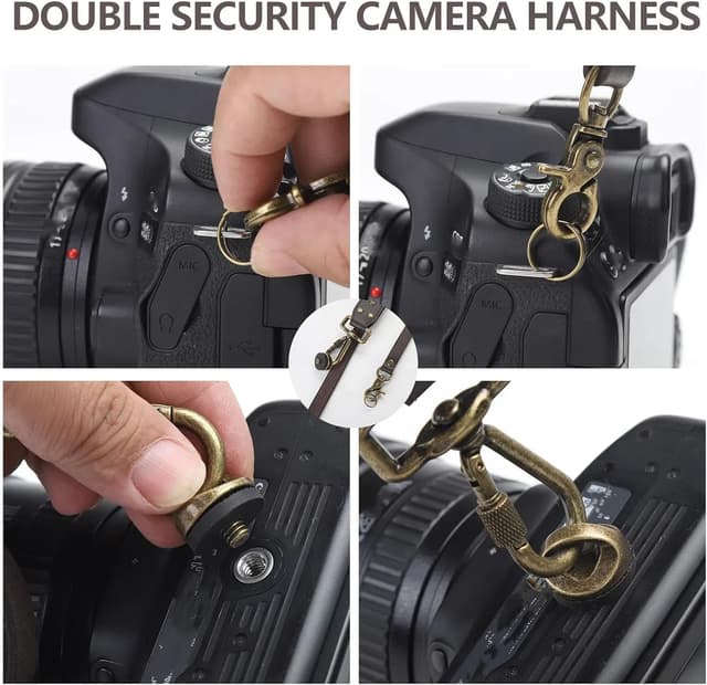 Thumbnail 5 de 4J LEDR Sangle double caméra en cuir