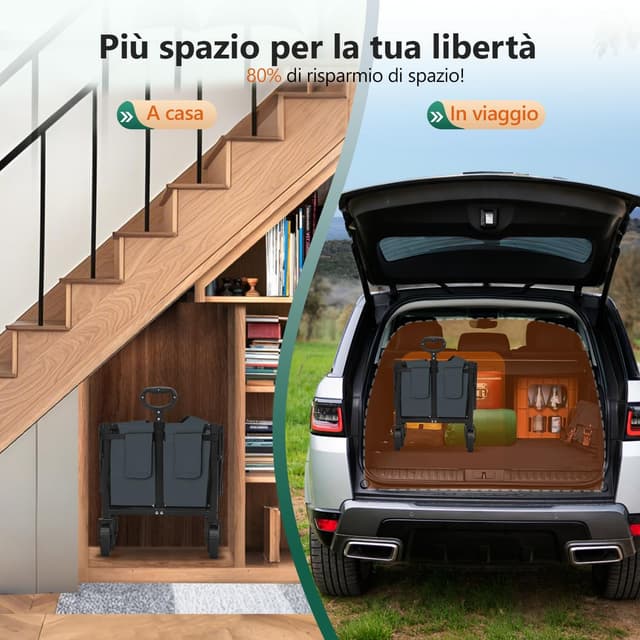 Thumbnail 4 de Sekey Carrello pieghevole 60L 80kg