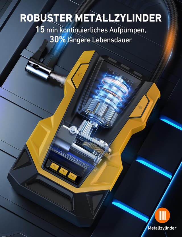 Thumbnail 2 de AstroAI 2 in 1 Kompressor 10,3 Bar